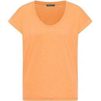 Tranquillo Damen T-Shirt, Bio-Qualität, Roll-Up-Ärmel, Melon, Größe L