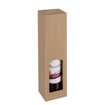 ColomPac Weinkarton, 1 Flasche, L 93 x B 93 x H 374 mm