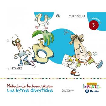 Las letras divertidas Cuadrícula Cuaderno 3.