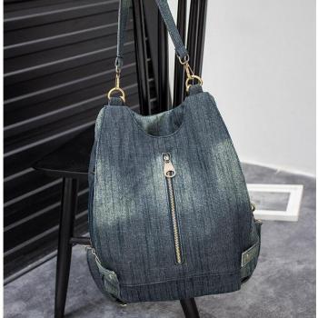 Mochila escolar con diseño vaquero vintage