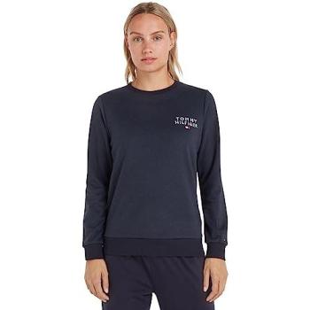 Felpa Tommy Hilfiger Deserto Cielo 1XL con Dettaglio Rosso