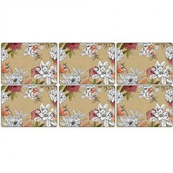 Colorful Blossom Cork Placemats