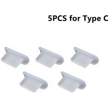 5/10Pcs Type C Dustproof Cover for Phone Charging Port