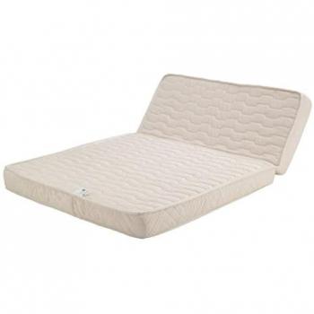 Matelas Ferme BZ 160x200 cm avec Alèse et 3 cm Mémoire de Forme (60 kg/m³) + Mousse Haute Densité (34 kg/m³)