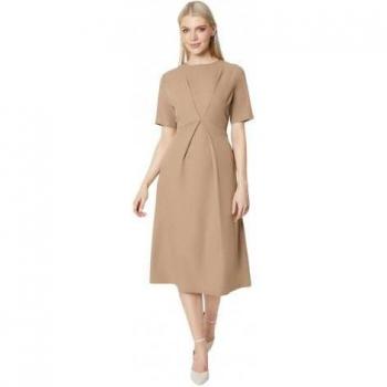 Vestido Midi de Principles para Mujer en Azul Oscuro con Cintura Fruncida 14 UK