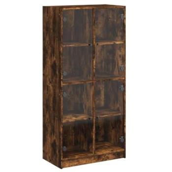 Mobile Organizer Cucina e Soggiorno 68x37x142 cm Marrone