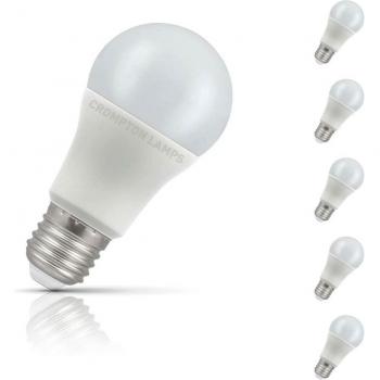 Crompton LED GLS Bulb E27 11W Daylight Opal (75W Eqv) 5-Pack