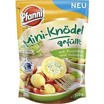 Frischkäse-Kräuter Mini-Knödel