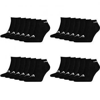 UK Head Racket Sneaker Socks Bundle – Black, 9‑11