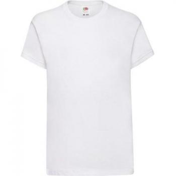 Camiseta Blanca Infantil Fruit of the Loom