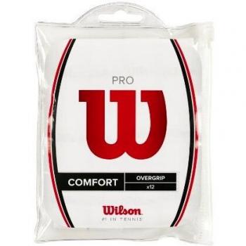 Pro Overgrip Wilson Confezione Da 12 Bianchi