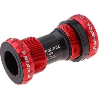 Soporte Inferior para Bicicleta de Montaña BSA 68/73mm, Aleación de Aluminio y Rodamiento Cerámico