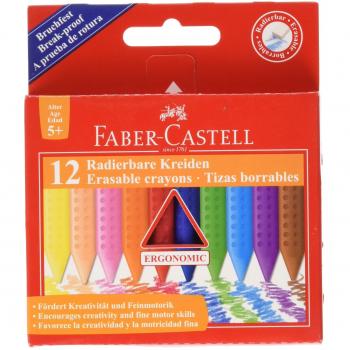 Faber Castell 244823 Pastelli a Resina Sintetica, Confezione da 12 Pezzi
