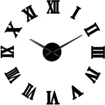Silent 3D Mirror Wall Clock