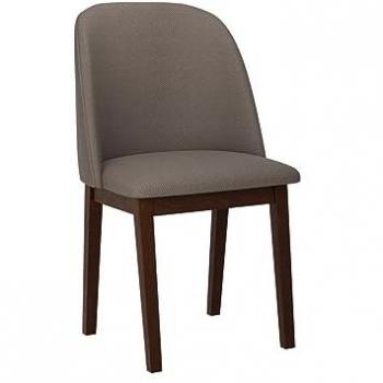 Chaise de cuisine Victorville 332 – Noix, 83×48×46 cm, tissu bois