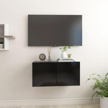 Mobile Porta TV Sospeso Nero 60x30x30cm cod mxl 12503