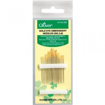 Golden Clover Embroidery Needle Collection (3-9)