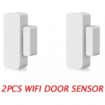 Détecteur de porte Wi-Fi, Tuya, alarme intelligente pour maison, compatible avec Alexa et Google Home