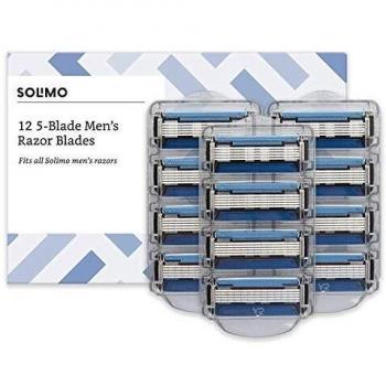 Solimo 5-fach Klingen für Herrenrasierer (12 Uds)