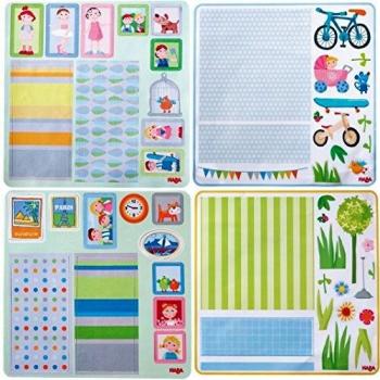 HABA 301962 Little Friends Puppenhaus Klebe-Dekoration