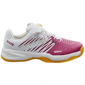 Wilson Kaos 2.0 QL Barn Tennisskor Rosa Vit