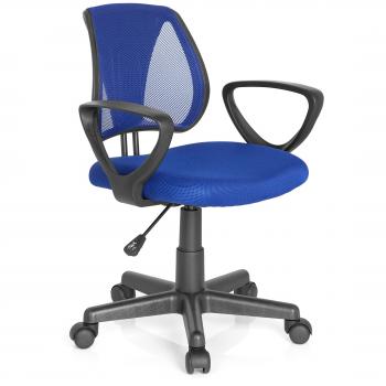 Hjh OFFICE Kids Drehstuhl KIDDY CD – Dunkles Blau