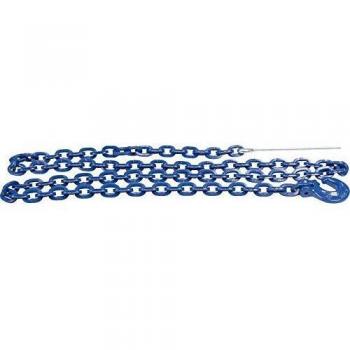 Chokerkette aus verg.Stahl blau 8x2500mm