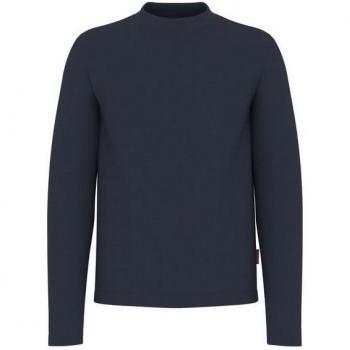 JOOP! Jeans Herrenoberteil mit geripptem Rundhalsausschnitt, Marine, XL