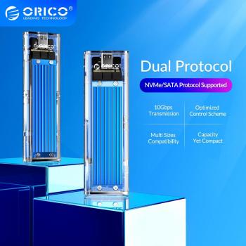 Estuche para SSD M2 ORICO NVMe NGFF USB 3.1 GEN2 10Gbps