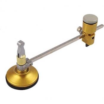 GlasPrecision RundCutter – Profi‑Griff, Kompass & Saugnapf