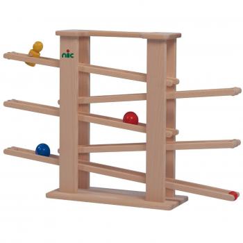 Piste à billes multitrack Nic 45 cm avec 3 accessoires multicolore