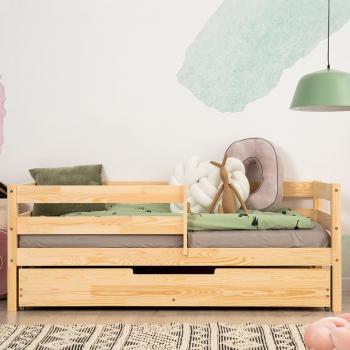 Mueble Cama 70x140 “Diane”: Somier y Cajón de Madera