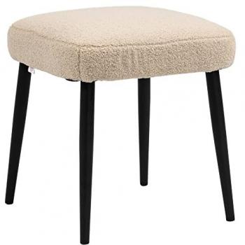 Bureau lounge en cachemire beige HOMCOM