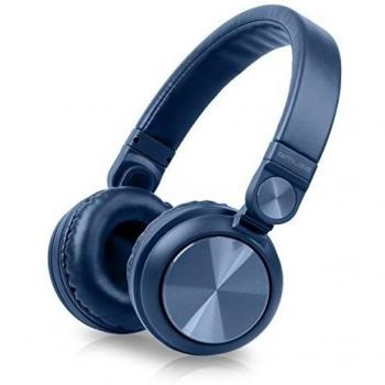Muse M-276 BTB Kopfhörer, Bluetooth und kabelgebunden, 10 Stunden, Farbe: Blau