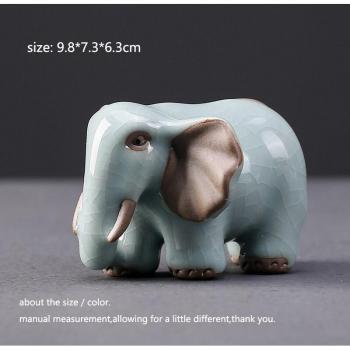Plateau à thé décoratif éléphant