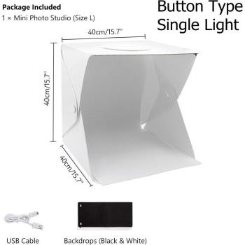 USB Mini Light Box for DSLR Photography