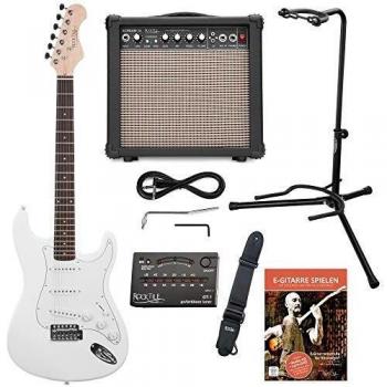 Rocktile Sphere Classic White E-Gitarre Set