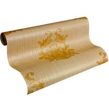Architects Paper Vliestapete Nobile Tapete neo barock 10,05 m x 0,70 m creme metallic