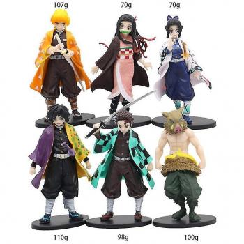 Ensemble de Figurines Demon Slayer 6pcs