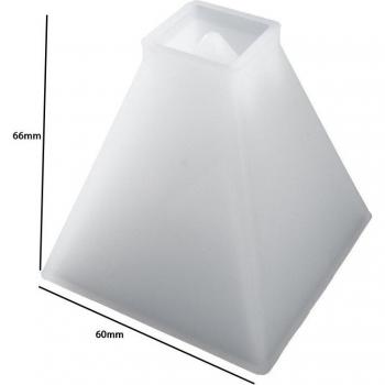 Molde de Silicona para Velas y Resina DIY, Forma de Pirámide, 20-95mm
