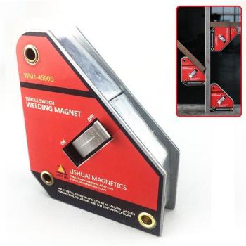Neodym Schweißmagnet Halterung, magnetische Klemme mit Schalter für 45° und 90°, kompakte Größe