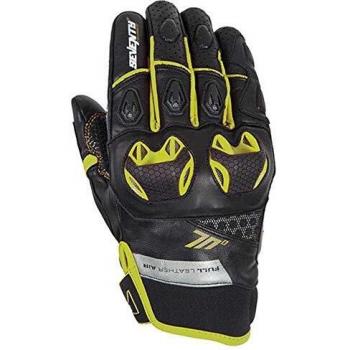 Guanti Moto Seventy N32 Estivi Pelle Nero Giallo M