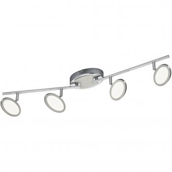 Trio-Duellant Balkenlampe Chrom 13,5 × 85 × 15 cm