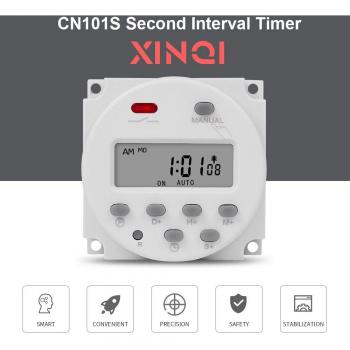 Rechargeable Battery Digital Timer Switch 12V 24V 110V 220V