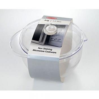 MicroCook 1.2L Transparent Mug & Lid