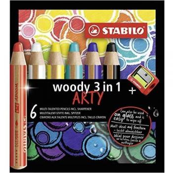 STABILO Woody 3 en 1 avec taille-crayon