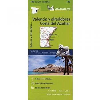 MAPA ZOOM VALENCIA Y ALREDEDORES, COSTA DEL AZAHAR