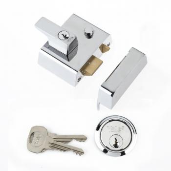 Yale P2 Nightlatch 40mm Backset Chrome