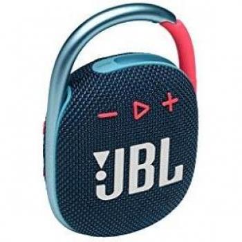 Jbl clip 4 diffusore bluetooth portatile 4.2w waterproof ip67 blu/rosa