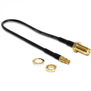 Delock GSM/3G/4G TS-9 Stecker zu SMA Adapter, 20cm (SAT Kabel), Antennenkabel
